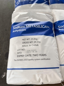 Fornitura metasilicato di sodio anidro in polvere CAS 6834/metasilicato di sodio nonaidrato/metasilicato di sodio pentaidrato - Product Image 2