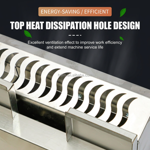 Friteuse à gaz à économie d'énergie avec trous de dissipation de chaleur supérieurs pour prolonger la durée de vie de la machine - Product Image 4