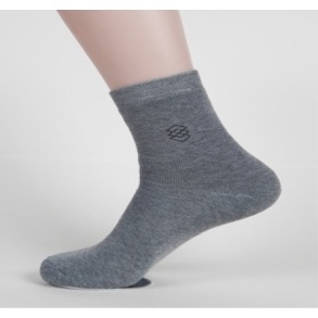 Men's High Cotton Athletic Crew <b>Socks</b> Knitted Cuff Sweat Absorbent Breathable with Soft Elastic Comfort Fit - Product Image 2