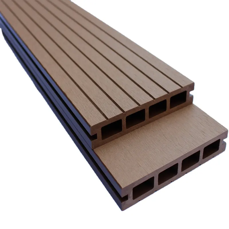 China Hollow Verschiedene Farben Holz Kunststoff WPC Decking Außen-/Außen boden