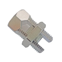 Abrazadera de Cable de Perno Dividido de Cobre, Conector de Puesta a Tierra Eléctrica, Fabricante de Fábrica LeiTe, Perno Dividido de Latón con Recubrimiento de Estaño
