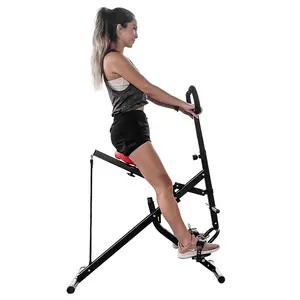 China hot sports and fitness item squat row horse riding machine with seat bands