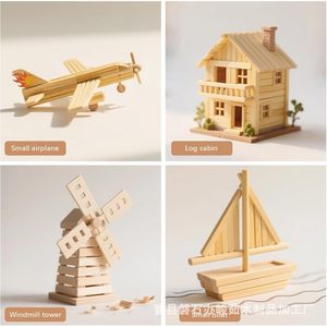 Wooden Stick Craft <b>Kit</b> A427 Natural Color Round Sticks For <b>DIY</b> Handmade Projects Children And Adults - Product Image 5