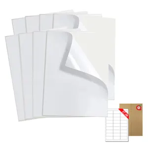Personalize etiquetas postais de Internet para impressora digital industrial, etiquetas de tamanho carta A4 para jato de tinta a laser 2,5X1,17 '' 27UP