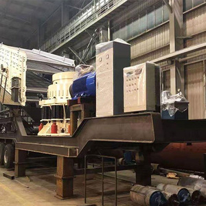 Ligne de production de concasseurs à cône mobiles pour le recyclage des déchets miniers avec moteur AC, haute productivité 200t/h - Product Image 5