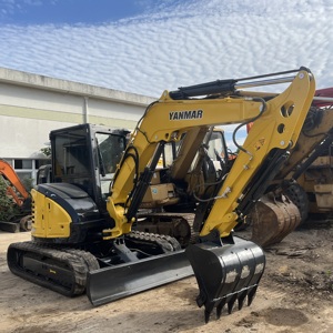 Excavadora Usada Yanmar Vio55-5/Vio55-6B de 5 Toneladas a Bajo Precio, Motor Mitsubishi, Pocas Horas de Uso, Cuchilla Niveladora, Cabina Cerrada, Caja de Cambios, Motor y Engranajes - Product Image 3
