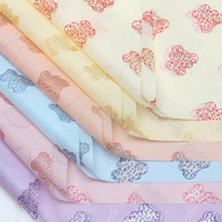 Papier d'emballage floral en PVC double face personnalisé 57x57 cm Modèle HYXXGDM pour fleuristes - Emballage cadeau