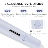 Professionnel 2-en-1 Auto Fer À Friser Automatique Salon Lisseur Bigoudi PTC LED LCD Nouveau Design Céramique Électrique ROHS