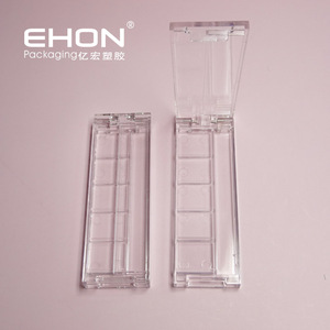 Clear Transparent Empty Eyeshadow Palette Custom 5‑well Plastic Makeup Palette Case Cosmetic <b>Blush</b> Powder Packaging Container - Product Image 4
