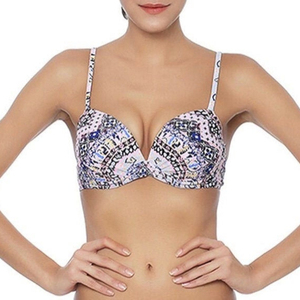 Top de Bikini Halter Push-up, Hecho a Mano, Felicidad - Product Image 1