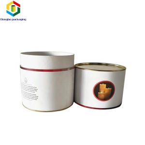 Diseño personalizado Eco amigo cilindro cajas <span class=keywords><strong>de</strong></span> cartón contenedores para las velas - Product Image 4