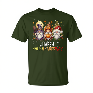 Camiseta Happy Hallothanksmas Gnomes de Halloween y Navidad - Product Image 2