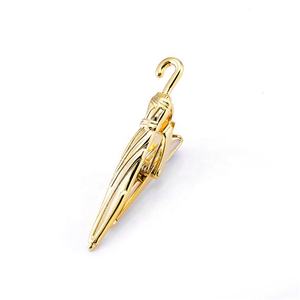 Broche de Metal con Diseño de Paraguas Goldentie, Estilo <span class=keywords><strong>Película</strong></span> Kingsman, Joyería, Gemelos Personalizables - Product Image 1