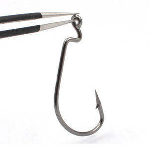 En gros <span class=keywords><strong>FUN</strong></span> Modèle 568 Hameçons de pêche à la traîne pour leurres souples, à profil large, irréguliers, barbelés, pour la pêche en mer, à gros yeux, pour leurres souples - Product Image 2