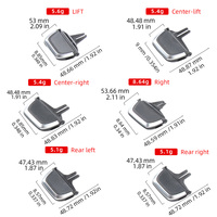 Nouvelles aérations de climatisation de voiture en ABS+PC à installation rapide pour Série 5 G30/G31/G38 M5 F90 6 G32 Pièce auto