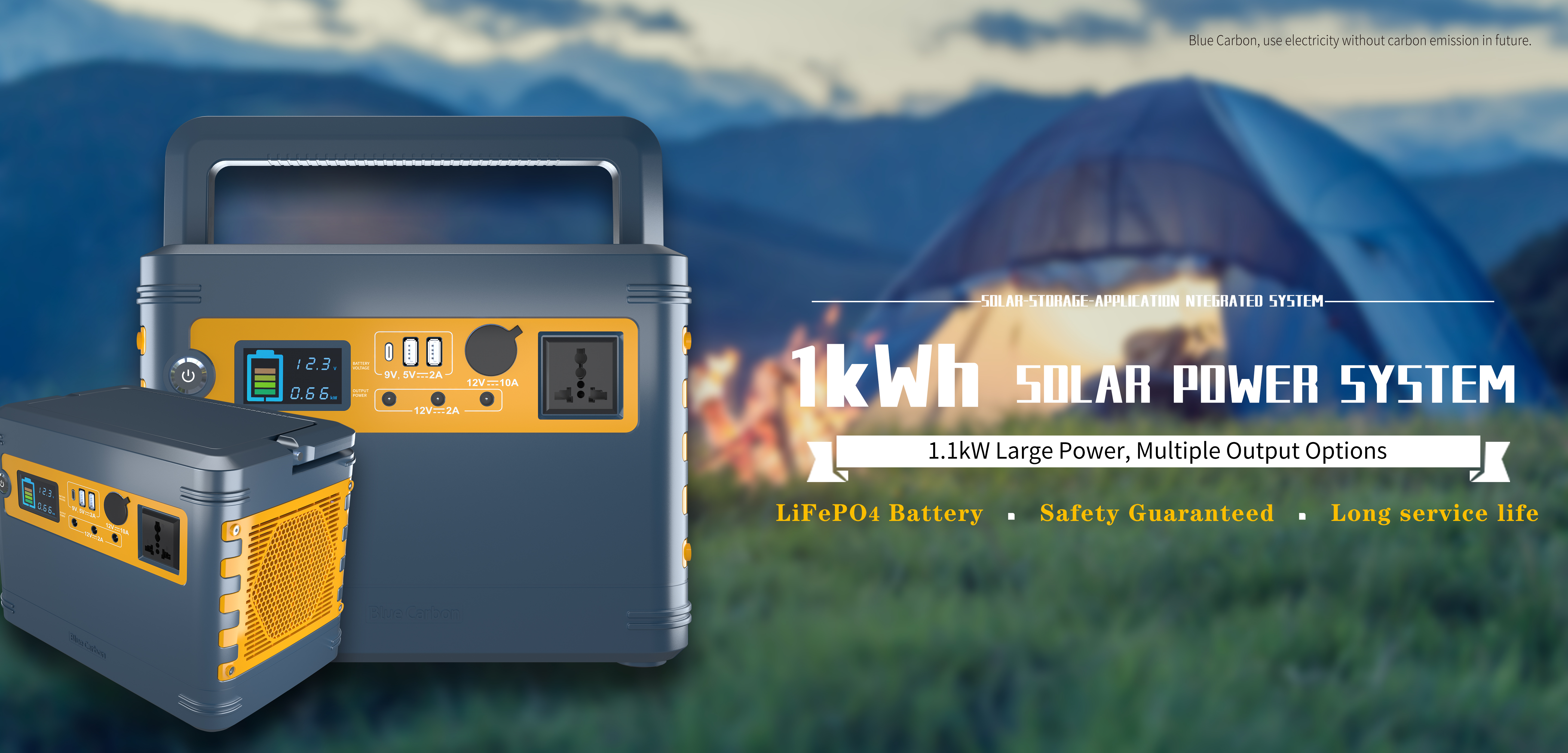 Blue Carbon 12.8V 80ah Lithium Battery Pack for Solar Power