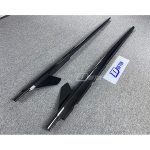 For Audi R8 2020-2024 Aggressive Dry Carbon Fiber <b>Side</b> Skirt - Product Image 3