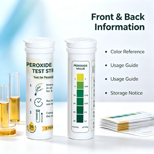 Edible Oil Peroxide Value Test Strips Track Oil Oxidation Prevent <strong>Rancidity</strong> for Cooking Oil Raw Material Inspection - Product Image 3