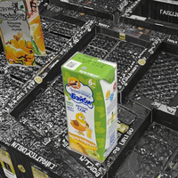 ThPak-Papier de Lait Recyclé Aseptique Slim de 2mm, Brique, Matte Embossed 4C, Jus, Snacks, Thé, Boissons Energisantes (200ml)