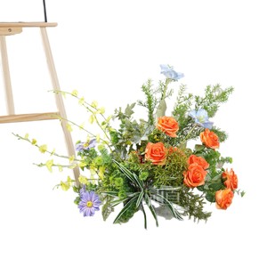 Bouquet de fleurs artificielles Greenway en plastique, mousse et soie pour décorations de mariage, photographie et vitrines - Product Image 3
