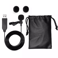 Für Panvotech Professional Mini Wired Revers Laval ier Kondensator mikrofon USB-Aufnahme Tragbares omni direktion ales Muster für PC