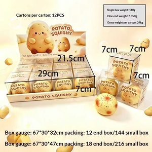Pelota Blanda de Pudín de Caramelo Crujiente con Sonido, Juguete Sensorial Antiestrés de Levantamiento Lento para Niñas, Regalo - Product Image 1
