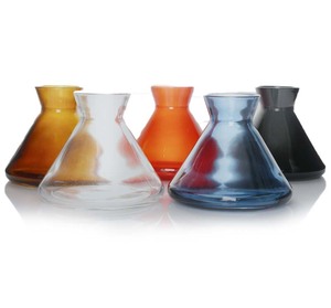 ขวดแก้วสีอำพันสำหรับห้องขนาด200มล. แบบปากขวดกว้างสุดหรู - Product Image 1
