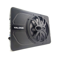 Subwoofer actif de 10 pouces pour voiture, amplificateur intégré, subwoofer fin sous le siège, 1500W, basses puissantes, boîtier en fer, fabrication OEM