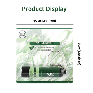 Inhalador Nasal Refrescante con Mentol, Barra Nasal con Aceite Refrescante, Natural a Base de Hierbas, Estimulante, Admite Personalización OEM - Product Image 5