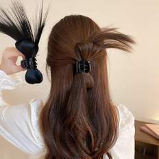 Accesorios de peinado negro para mujer, horquillas para el cabello, medio mechones, artículos para el cabello, accesorios para el cabello - Product Image 1