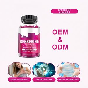 Gomitas <span class=keywords><strong>de</strong></span> Berberina HDK OEM ODM, Suplemento Personalizado para el Control del Azúcar <span class=keywords><strong>en</strong></span> <span class=keywords><strong>Sangre</strong></span> y la Salud Metabólica - Product Image 4