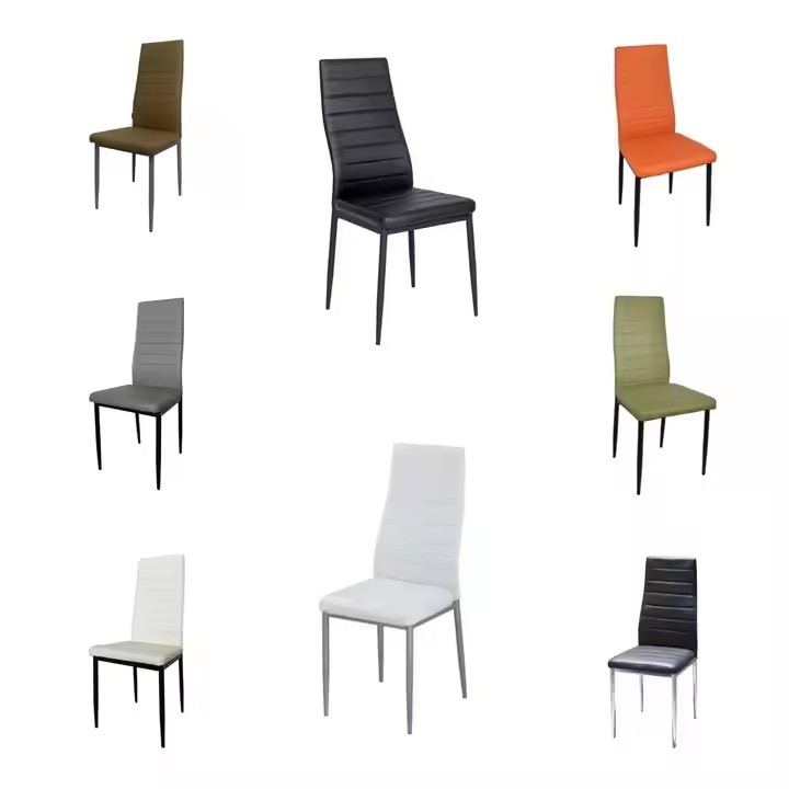 Nordic Dinning Room Chairs Armless Side
