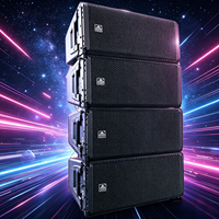 Nuevo Sistema de Altavoces Profesionales de Línea Activa 2026 con Doble Woofer de 10 Pulgadas para Conciertos, Escenarios e Iglesias