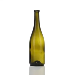 In Stock: Green/Amber Glass Red Wine Bottles - Different Shapes
