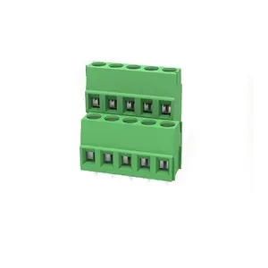 High-Performance 32.3mm Width 3-Layer Terminal Block Cost-Effective Plug-In Screw Type with UL and RoHS Certification