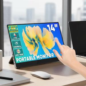 <span class=keywords><strong>Monitor</strong></span> <span class=keywords><strong>Portatile</strong></span> <span class=keywords><strong>Touch</strong></span> SIBOLAN 14.0 Pollici UHD 4K IPS, Schermo <span class=keywords><strong>Touch</strong></span> a 10 Punti, Display HD USB-C per Laptop, Compagno di Viaggio - Product Image 1