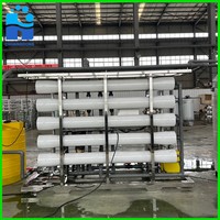 Système d'osmose inverse 10000L, machine à eau en sachet, purificateur d'eau automatique PLC pour projet industriel, machine à eau pure