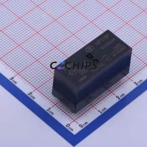 HF115F/012-2ZS4AF Power Relay DIP,12.7x29mm Relay 12V 2 Changeover: 2C (DPDT-Changeover)::: 8 8A-250VAC - Product Image 1