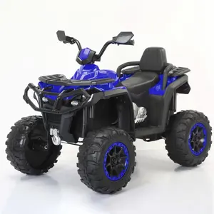 2024 con licenza 12v big ride-on toy ATV auto bambini ragazze kinder polizia elettrica 6 ruote giro su auto rosa per il bambino a guidare