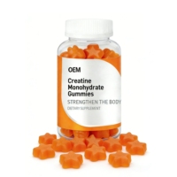 Gummies de créatine monohydrate OEM pour le soutien et la force musculaire, 60 gummies, complément alimentaire GMP