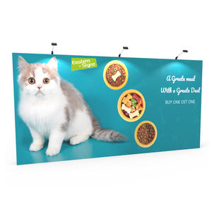 Support de toile de fond portable et pliable de 10 pieds x 8 pieds avec support pour salons professionnels - Product Image 5