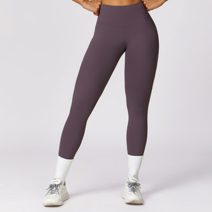 Vente en gros Legging de yoga taille haute pantalon de yoga à séchage rapide pantalon de fitness amincissant <span class=keywords><strong>et</strong></span> serré pour femmes ensembles de fitness de gymnastique - Product Image 5