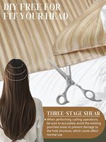 Extensions de cheveux humains européens Remy doublement étirés (couleur claire) à prix d'usine 12A, trame papillon invisible Genius Micro-Link