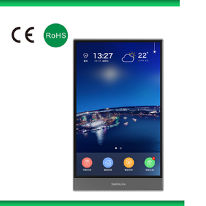 Thiết kế mới 8 inch màn hình cảm ứng IP xây dựng căn hộ Video <span class=keywords><strong>intercom</strong></span> với tuya App từ xa mở khóa - Product Image 2