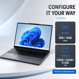 OEM 15.6 Inch Business <b>Laptop</b> Intel Core i3 8GB 16GB RAM 128GB 256GB 512GB SSD FHD IPS Notebook for Business Office Wholesale - Product Image 3