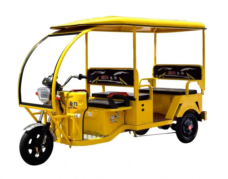 Chang li Trois Roues Pédale Moto Taxi Vélo Électrique Tricycle Passager Bajaj Moto Taxi