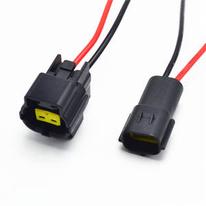 Conector Impermeable para Faros Delanteros de Automóvil DJ70216Y-1.8-21/11, 2 Orificios, 2 Pines, Conector de Cableado Automotriz 174354-2 - Product Image 1