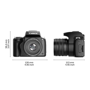 Cámara Digital DSLR DC207 con Batería Grande de 4800mAh, Transferencia AF/MF OTG, Visor a Nivel de Cintura, Pantalla Abatible HD de 68MP 4K - Product Image 5
