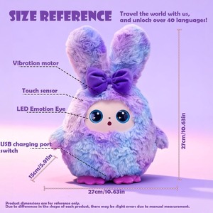 Giocattolo Interattivo Intelligente AI ChatGPT per Alleviare lo Stress, Compagno Multilingue per le Emozioni dei Bambini, Giochi Interattivi USB - Product Image 5