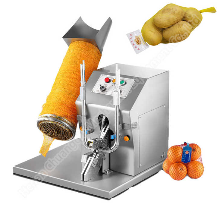 Easy to Operate Mussel Packing Machine Garlic Mesh Bag Packing Machine
